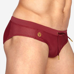 Skipper Swim Brief // Ruby (XS)