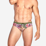 Tattoo Swim Brief // Army (S)