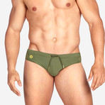 Skipper Swim Brief // Olive (XS)