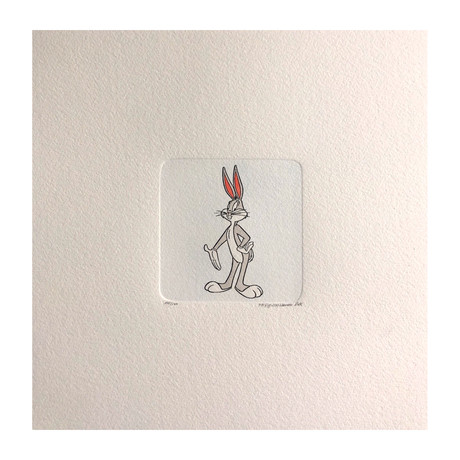Bugs Bunny Hand Painted Sowa & Reiser Etching #D/500
