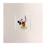 Mickey Mouse // Painter // Hand Painted Sowa & Reiser Etching #D/500