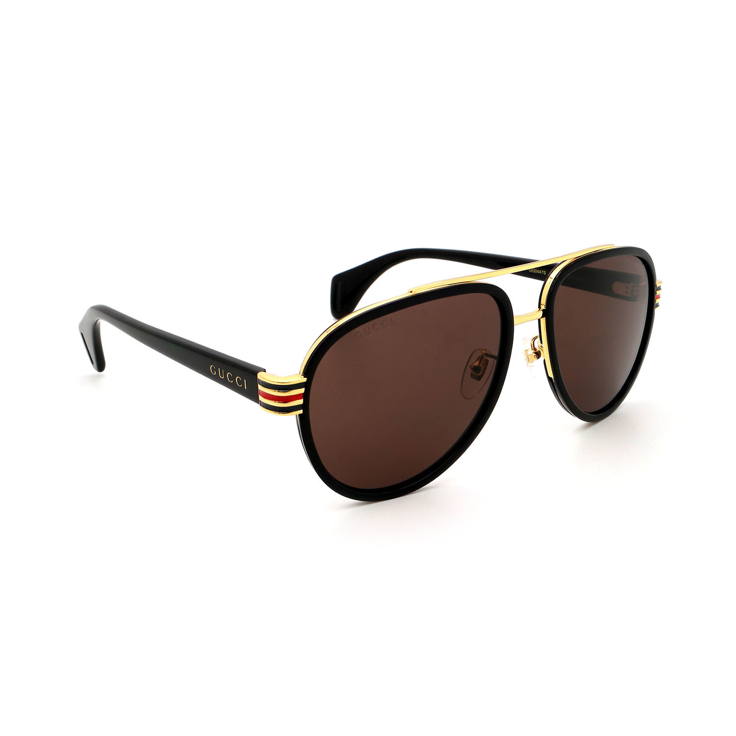 Men's GG0447S-003 Aviator Sunglasses // Black - Optical Exchange ...