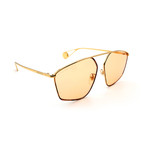 Unisex GG0437SA-003 Limited Edition Sunglasses // Gold + Orange