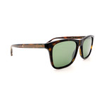 Men's GG0381S-003 Sunglasses // Havana + Green