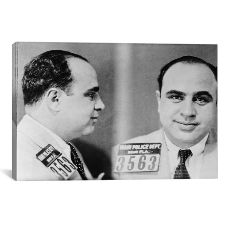 Al Capone (1899-1947) // Unknown // V1 (18"W x 12"H x 0.75"D)