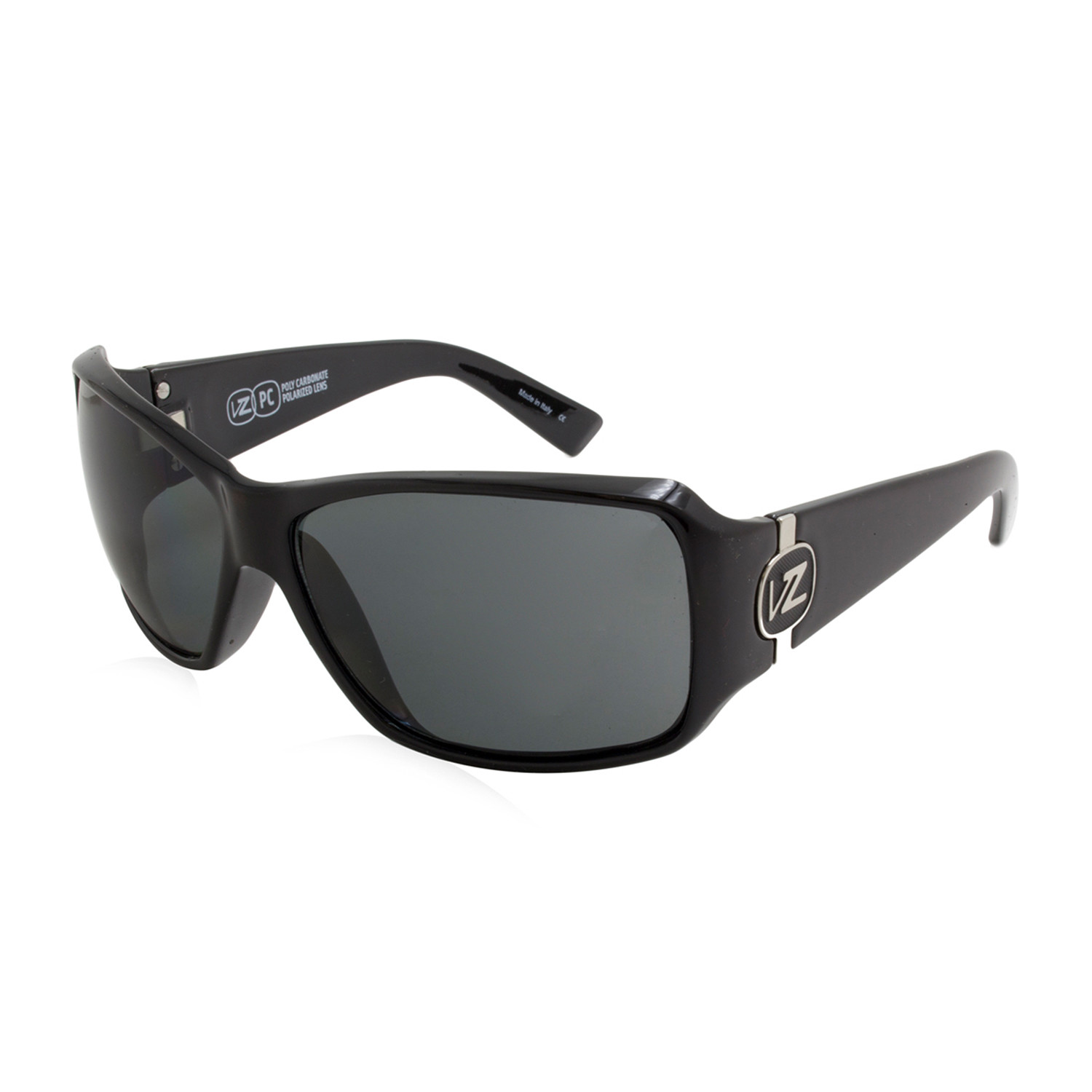Von Zipper // Men's Lexicon Polarized Sunglasses // Gloss Black + Gray ...