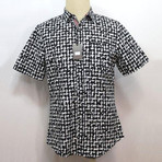 Uxbridge Short Sleeve Woven Shirt // Black (S)