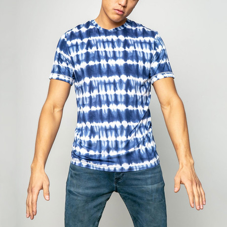 Largo Knit Novelty T-Shirt // Blue (S)