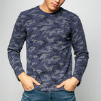 Mallet Lightweight Pullover Sweater // Navy (M)