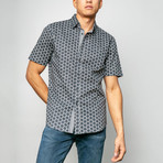 Lyme Short Sleeve Woven Shirt // Gray (M)