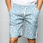 Herrin Jogger Knit Shorts // Blue (S)