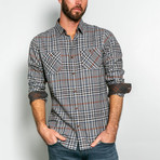 Belfast Long Sleeve Woven Flannel Shirt // Gray (M)