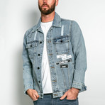 Totton Woven Denim Jacket // Blue (M)