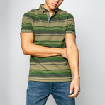 Ysleta Knit Short Sleeve Polo Shirt // Green (L)