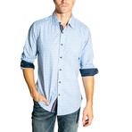 Padiham Long Sleeve Woven Shirt // Blue (M)