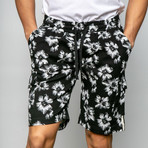 Columbus Jogger Knit Shorts // Blue (S)