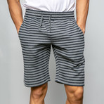 Hobart Jogger Knit Shorts // Gray (M)