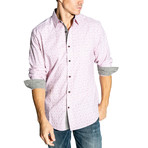 Gundagai Long Sleeve Woven Shirt // Pink (L)