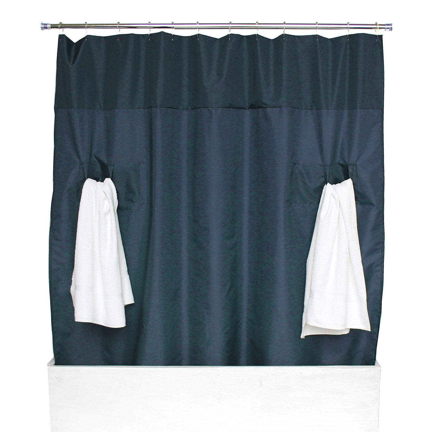 Utility Shower Curtain (Hunter Green) Wintercheck Factory Touch of