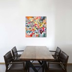 Two Samurais // Larisa Ilieva (12"W x 12"H x 0.75"D)