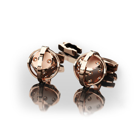 Dices Cufflinks // Rose Gold