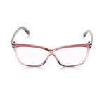 Women's Acetate Optical Frames // Crystal Pink + Brown (Size 54-12-135)