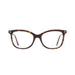 Women's Acetate + Metal Optical Frames // Transparent Light Brown + Rose Gold