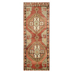 Hand Knotted Oriental Area Rug // Red // 4'8" x 12'2"