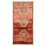 Hand Knotted Oriental Area Rug // Red // 5'1" x 10'11"