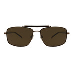 Fossil // Men's Polarized Barry Sunglasses // Bronze + Brown