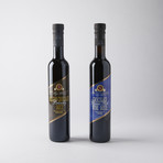 Full Bottle Set // Liqueur + Wine Chocolate Sauce // 2-Pack // Classic Port + Brandy