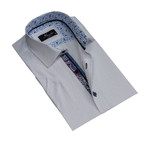 Amedeo Exclusive // Short Sleeve Button Down Shirt II // White (3XL)