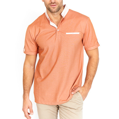 Roman Polo Shirt // Orange (Small)