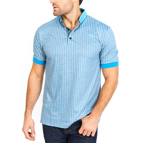 James Polo Shirt // Sapphire Blue (Small)