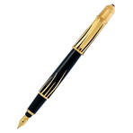 Cartier Diabolo Fountain Pen // Black + Gold