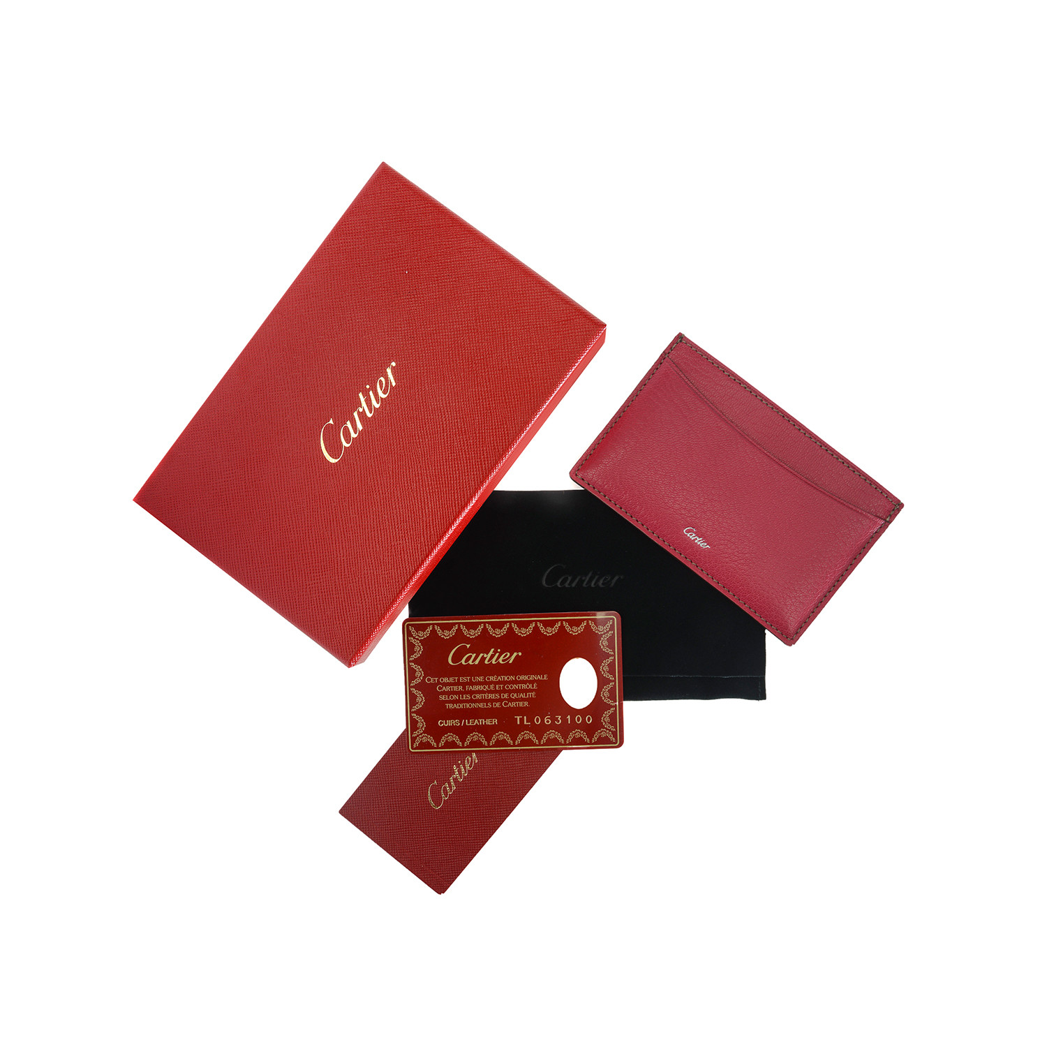 Cartier Les Must De Cartier Card Holder // Fuchsia - Cartier - Touch of Modern