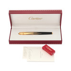 Cartier Diabolo Fountain Pen // Black + Gold