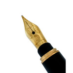 Cartier Diabolo Fountain Pen // Black + Gold