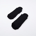 PF1 Memory Foam Padded Performance Compression Socks // Black (Large)