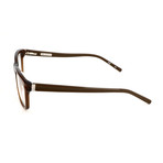 Unisex Rectangle Optical Frames // Chestnut