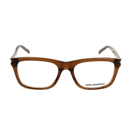 Unisex Rectangle Optical Frames // Chestnut