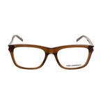 Unisex Rectangle Optical Frames // Chestnut