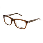 Unisex Rectangle Optical Frames // Chestnut