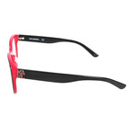 Women's Optical Frames // Black + Red