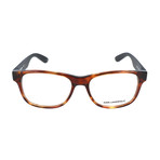 Unisex Optical Frames // Striped Brown + Black