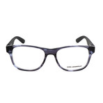 Unisex Optical Frames // Striped Blue Jeans