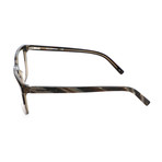 Men's Rectangle Optical Frames // Black Horn