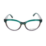 Women's Cat-Eye Optical Frames // Green + Gray Iridescent