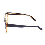 Women's Optical Frames // Purple + Striped Cognac