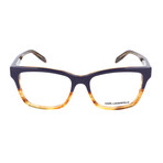 Women's Optical Frames // Purple + Striped Cognac